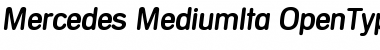 Mercedes-MediumIta Regular Font