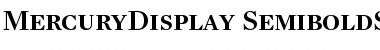 Mercury Display Semibold SC Font Mercury Display Semibold SC Font