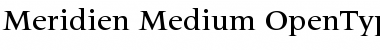 Meridien Medium Font