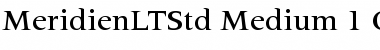 Meridien LT Std Font