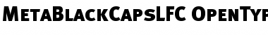 MetaBlackCapsLFC Regular Font