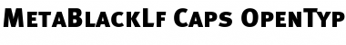 Meta Black Lf Caps Font