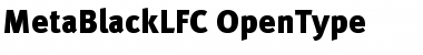 MetaBlackLFC Regular Font