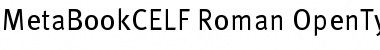 MetaBookCELF Roman Font MetaBookCELF Roman Font