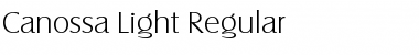 Canossa-Light Regular Font