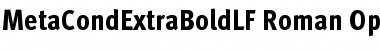 MetaCondExtraBoldLF Font
