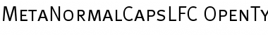 MetaNormalCapsLFC Regular Font