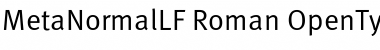 Meta Normal Lf Roman Font