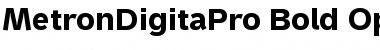 MetronDigita Pro Font