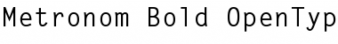 Metronom-Bold Regular Font