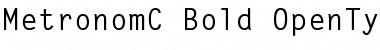 MetronomC Bold Font