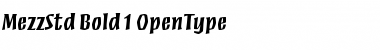 Mezz Std Font