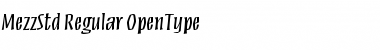 Mezz Std Regular Font