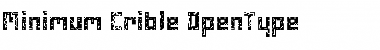 Minimum Crible Font Minimum Crible Font