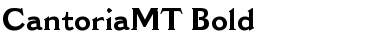 CantoriaMT Bold Font