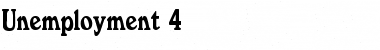 Download Unemployment 4 Font Download Unemployment 4 Font