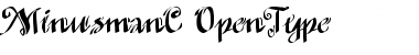 MinusmanC Font