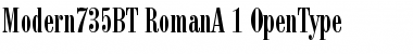 Modern 735 Regular Font