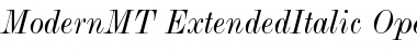 Monotype Modern Font