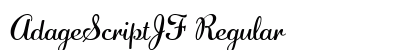 AdageScriptJF Regular