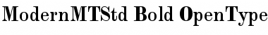 Monotype Modern Std Font