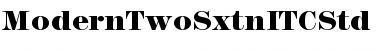Modern TwoSxtn ITC Std Font
