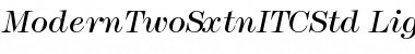 Modern TwoSxtn ITC Std Font