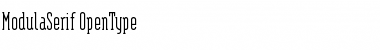 ModulaSerif Regular Font ModulaSerif Regular Font