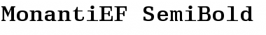 MonantiEF-SemiBold Regular Font