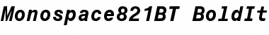 Monospace 821 Font