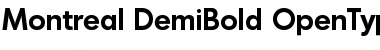 Montreal-DemiBold Regular Font