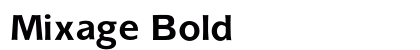Mixage Bold preview