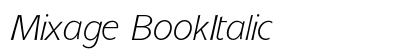 Mixage BookItalic Preview