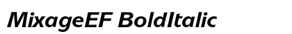 MixageEF BoldItalic preview