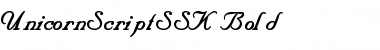 Download UnicornScriptSSK Font