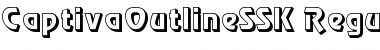 CaptivaOutlineSSK Font