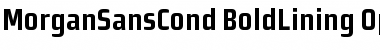 MorganSansCond BoldLining Font MorganSansCond BoldLining Font
