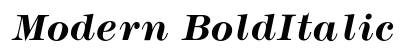 Modern BoldItalic Preview