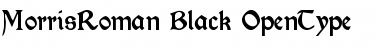 Morris Roman Black Font