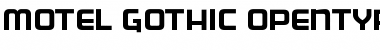 Download Motel-Gothic Font