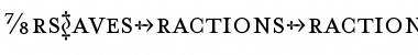 MrsEavesFractions Regular Font MrsEavesFractions Regular Font