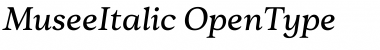 MuseeItalic Regular Font