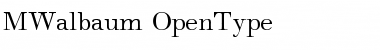 Walbaum Regular Font Walbaum Regular Font