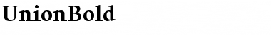 Download UnionBold Font Download UnionBold Font