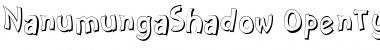 Nanumunga Shadow Shadow Font