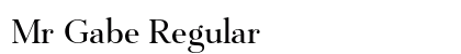Mr Gabe Regular preview