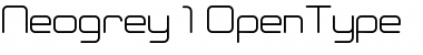 Neogrey Regular Font