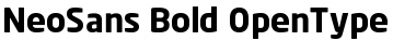 NeoSans Bold Font NeoSans Bold Font