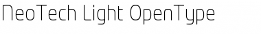 NeoTech Light Font NeoTech Light Font