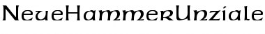 Neue Hammer Unziale LT Std Font